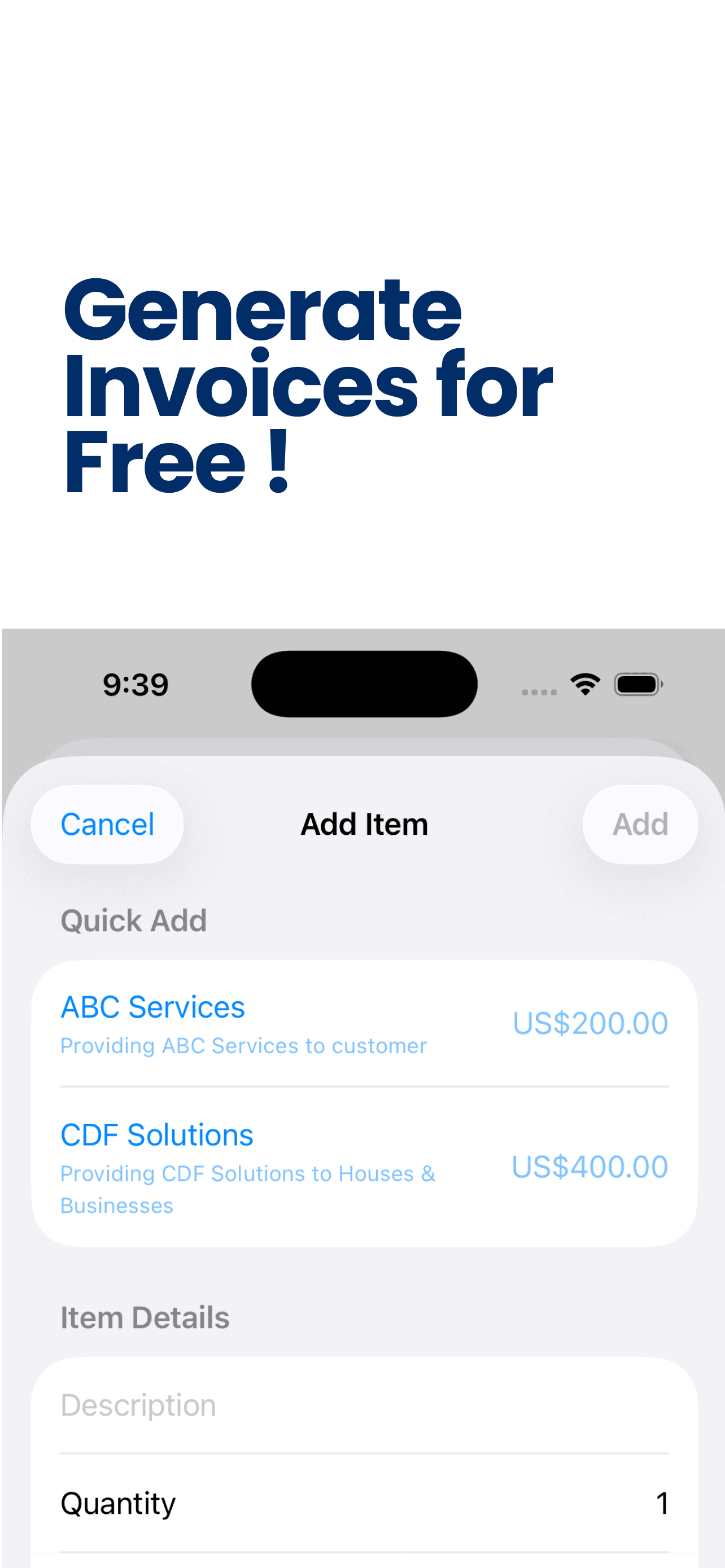 Alpha Invoice screenshot 4